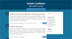 Desktop Screenshot of ciudadescandidatas.com