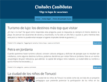 Tablet Screenshot of ciudadescandidatas.com